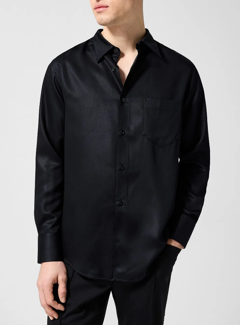 Flowy black shirt