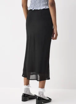 Flowy chiffon maxi skirt