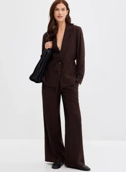 Flowy hammered pant