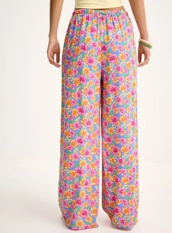 Flowy hibiscus pant
