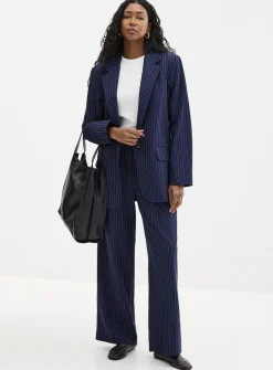 Flowy pinstripe pant