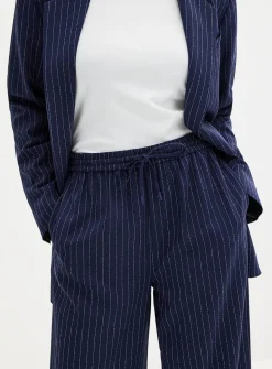 Flowy pinstripe pant
