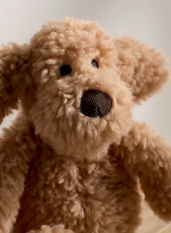 Fluffy dog plush