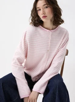 Fluffy knit cardigan