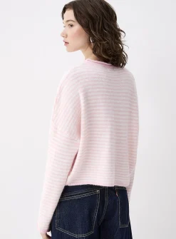 Fluffy knit cardigan