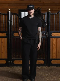 Fluid pleated pant