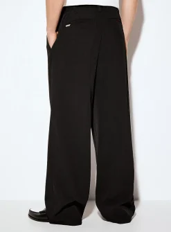 Fluid pleated pant