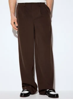 Fluid pleated pant