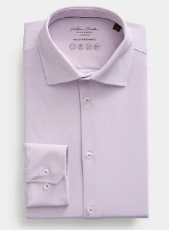 Fluid two-tone twill performance shirt
