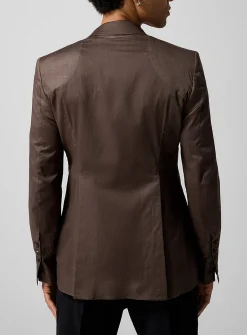 Fogpocket Soft Soft sheer brown blazer