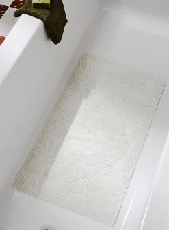 Foliage bath mat
