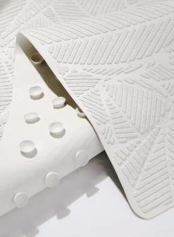 Foliage bath mat