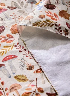 Forest mushrooms vinyl tablecloth