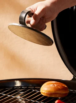 Forged burger press