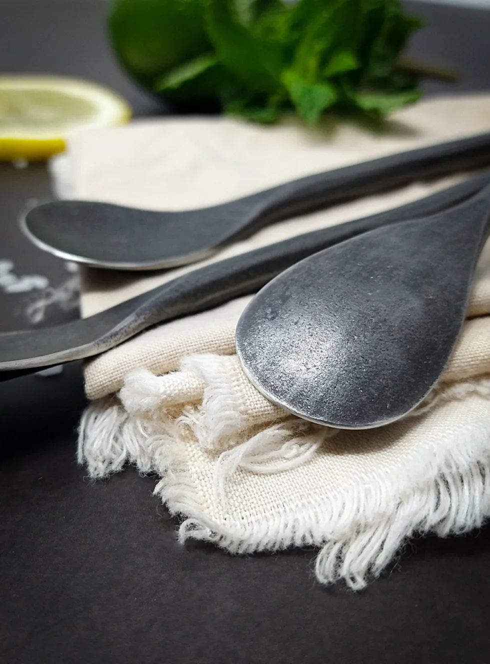 Forged cocktail spoons