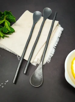 Forged cocktail spoons