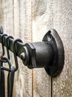 Forged kitchen utensil holder