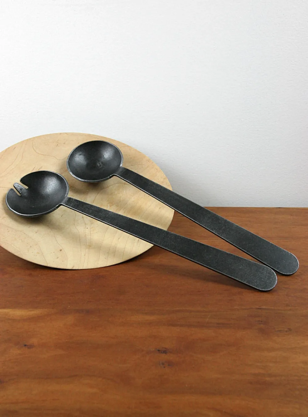 Forged serving spoons