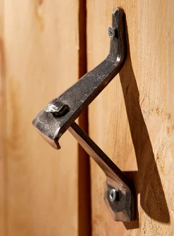Forged wall-mounted bottle opener