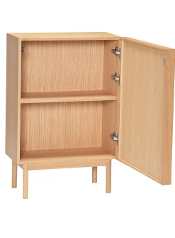 Forma natural wood cabinet