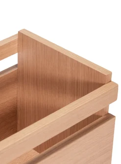 Forma natural wood planter