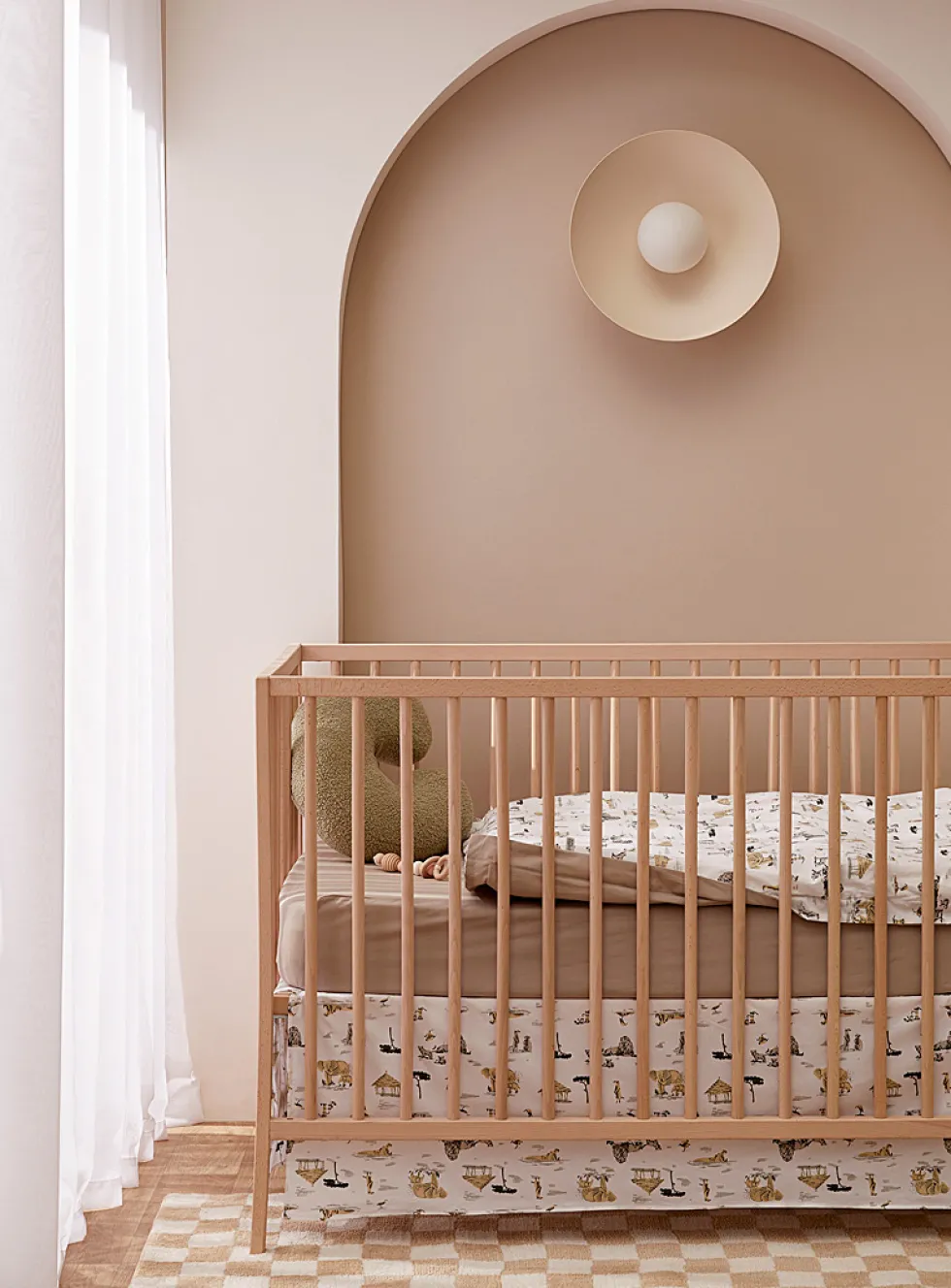 Four-piece baby bed set