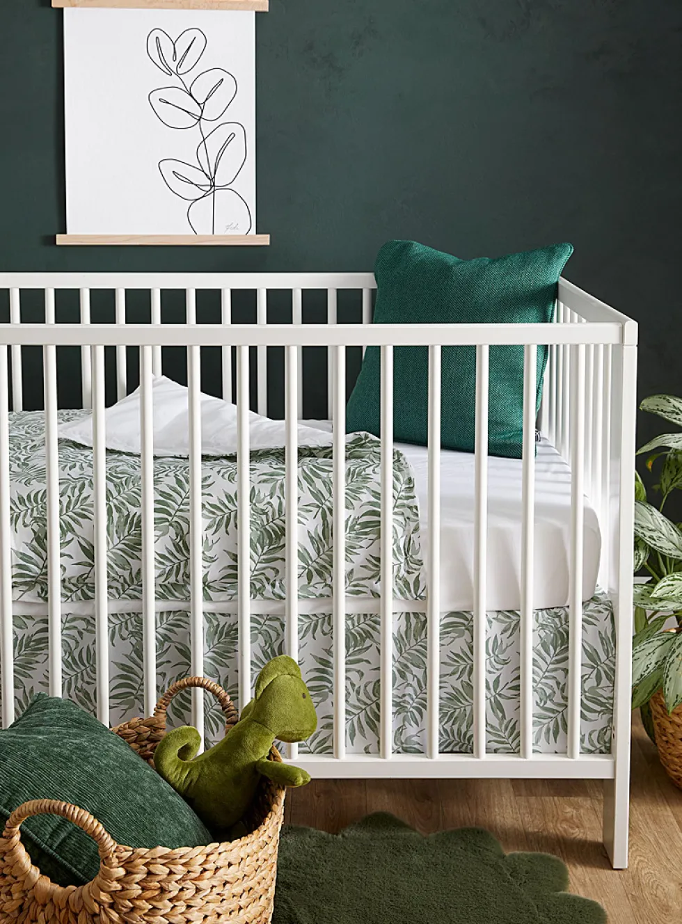 Four-piece baby bed set