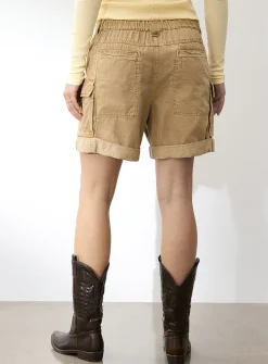 Frankie touch of linen faded cargo short
