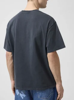 Frayed logo pocket T-shirt