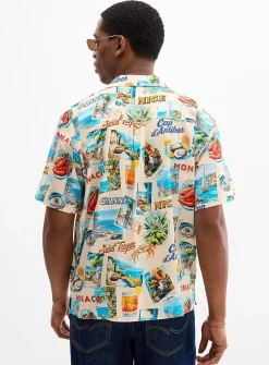 French Riviera camp shirt