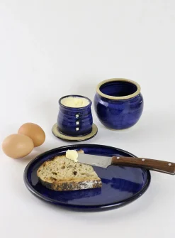 French stoneware butter dish