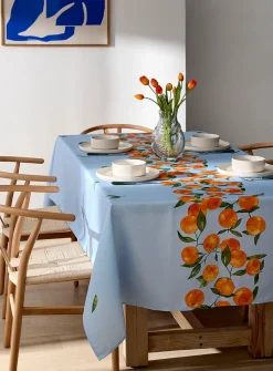 Fresh oranges tablecloth