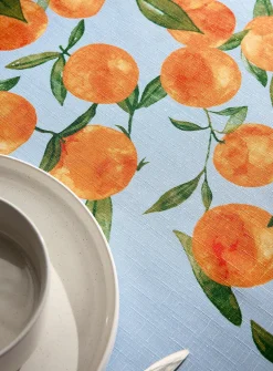 Fresh oranges tablecloth