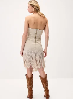 Fringed Western tube dress