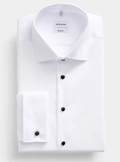Frogged button tuxedo shirt