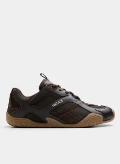 Galaxia brown leather sneakers