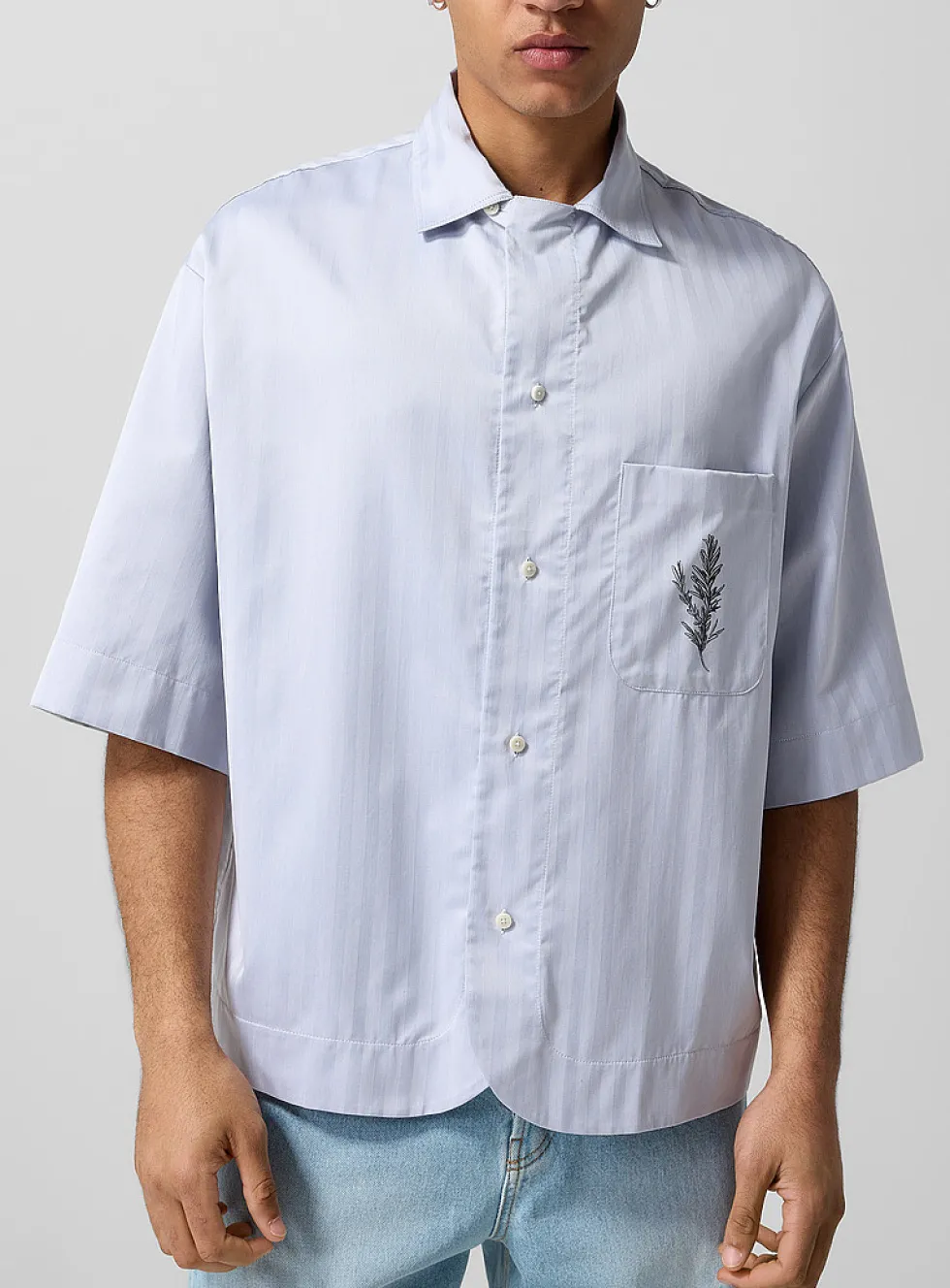 Gardian rosemary bouquet boxy shirt