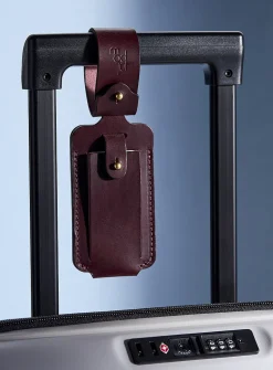 Genuine leather Deluxe luggage tag