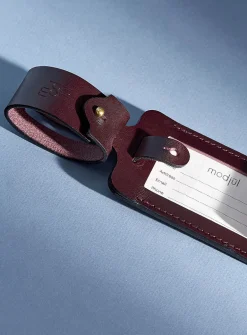 Genuine leather Deluxe luggage tag