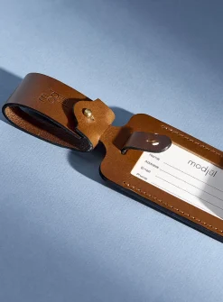 Genuine leather Deluxe luggage tag