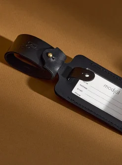 Genuine leather Deluxe luggage tag
