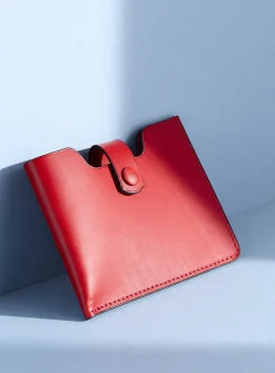 Genuine leather passport holder