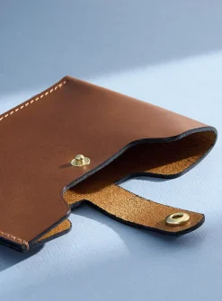 Genuine leather passport holder