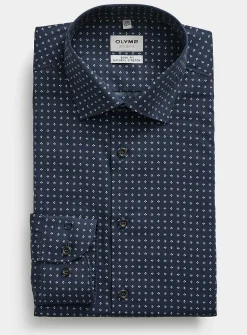 Geo dot navy shirt