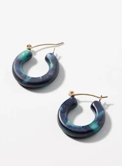 Geo flecked earrings