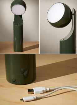 Geometric articulated portable lamp