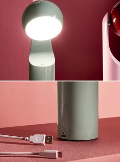 Geometric articulated portable lamp