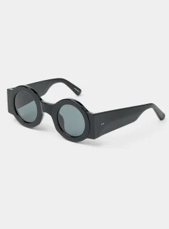 Geometric round sunglasses