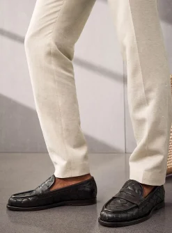 Gerald braided leather loafers
