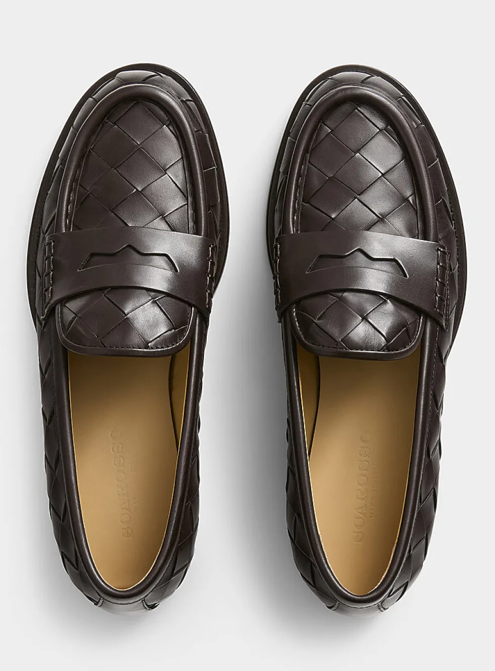 Gerald braided leather loafers